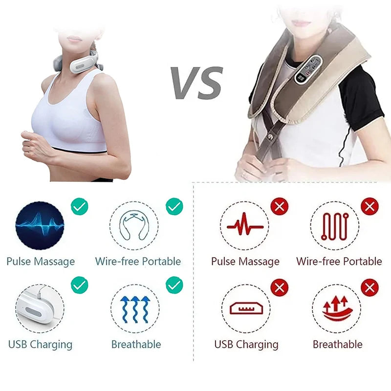 NeckHealer Heat Pulse Massager