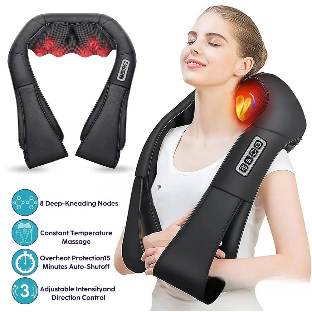 NeckHealer Shiatsu Heat Massager